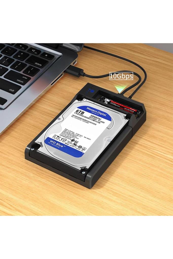 DM USB 3.2 Gen 2 M.2 NVMe/SATA 2.5"/3.5" SSD/HDD Offline Klonlama Dock İstasyonu - Teşhir
