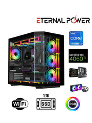 Eternal Power Intel i9 14900K RTX 4060Ti Gaming PC 16GB DDR5 1TB M.2 SSD B760M WiFi 750W