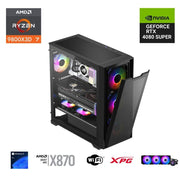 ETERNAL POWER  RYZEN 7 9800X3D 64GB DDR5 1TB M.2  RTX 4080 SUPER X870 WIFI 1000W 360M