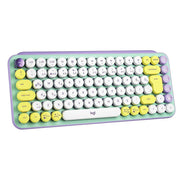 Logitech POP Keys 920-010819 Lila Sarı TKL Kablosuz Mekanik Klavye Teşhir