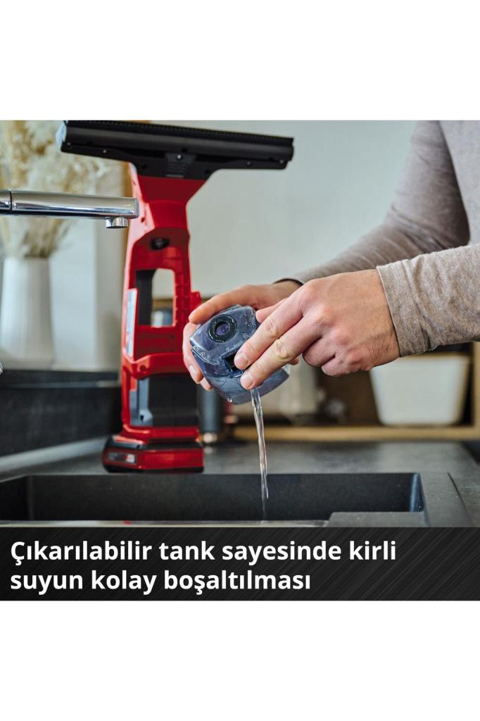 Einhell Brillianto Şarjlı Cam Silme Makinesi Teşhir