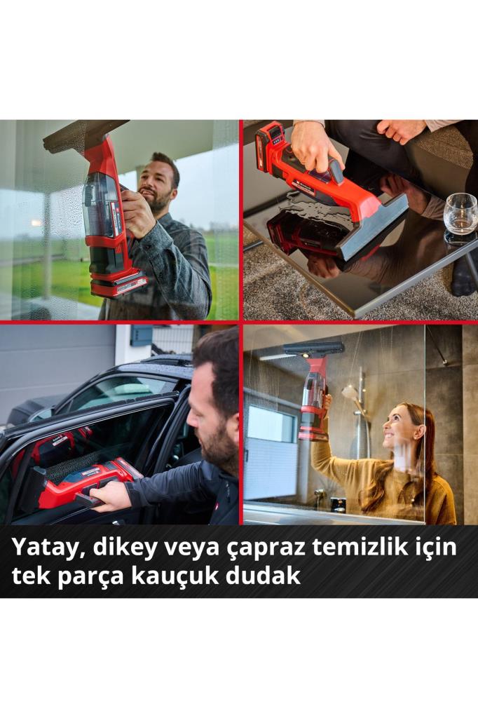 Einhell Brillianto Şarjlı Cam Silme Makinesi