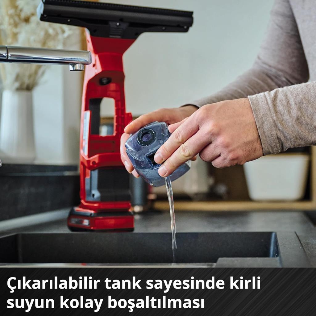Einhell Brillianto Şarjlı Cam Silme Makinesi Outlet
