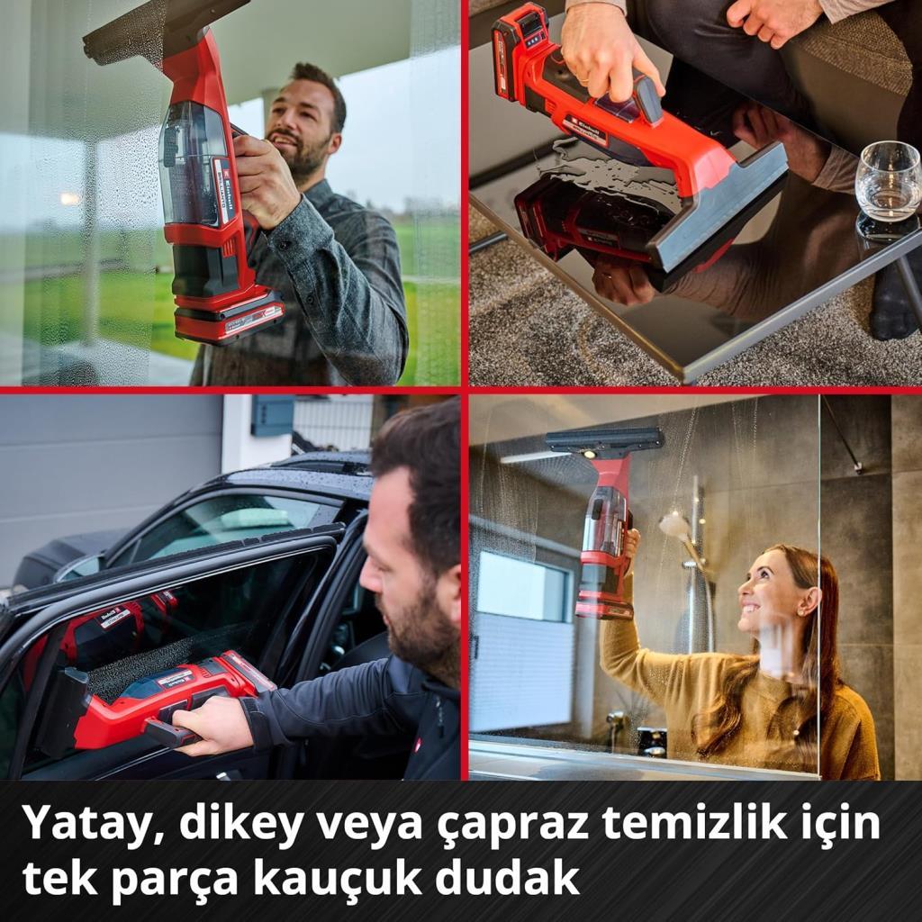 Einhell Brillianto Şarjlı Cam Silme Makinesi Outlet