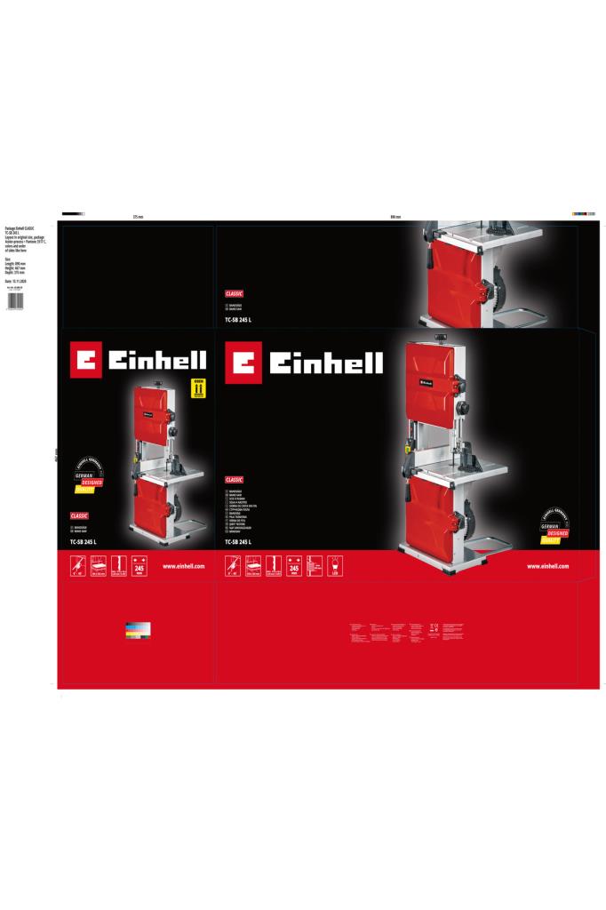 Einhell Tc-sb 245 L, Şerit Testere - 4308035 Outlet