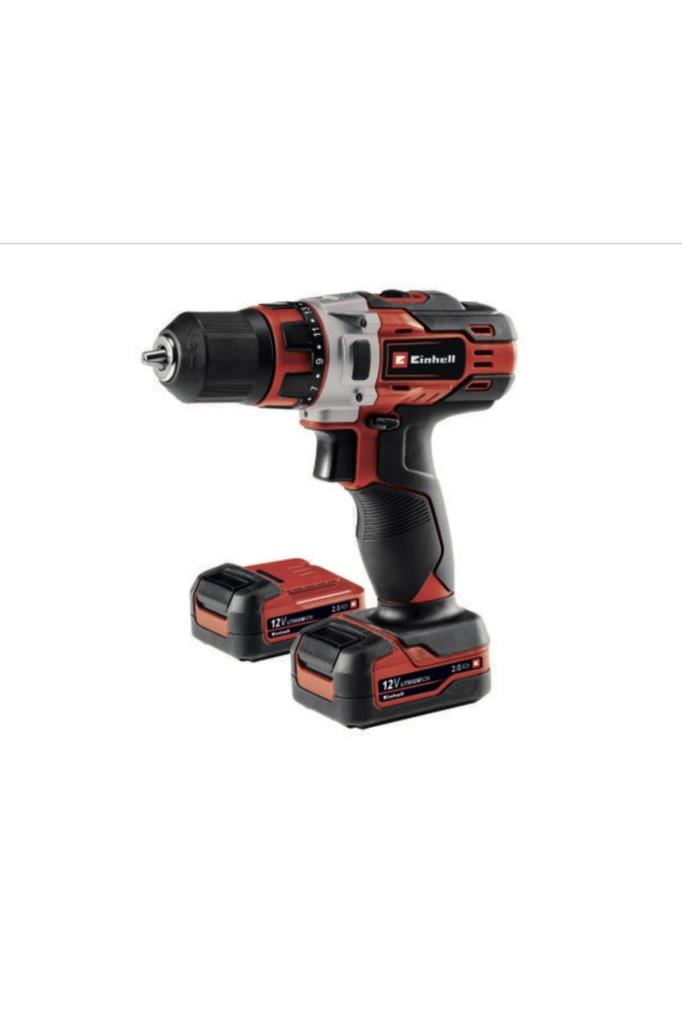 Einhell TE-CD 12/1 Lİ Çift Akülü 2 Ah Darbesiz Matkap