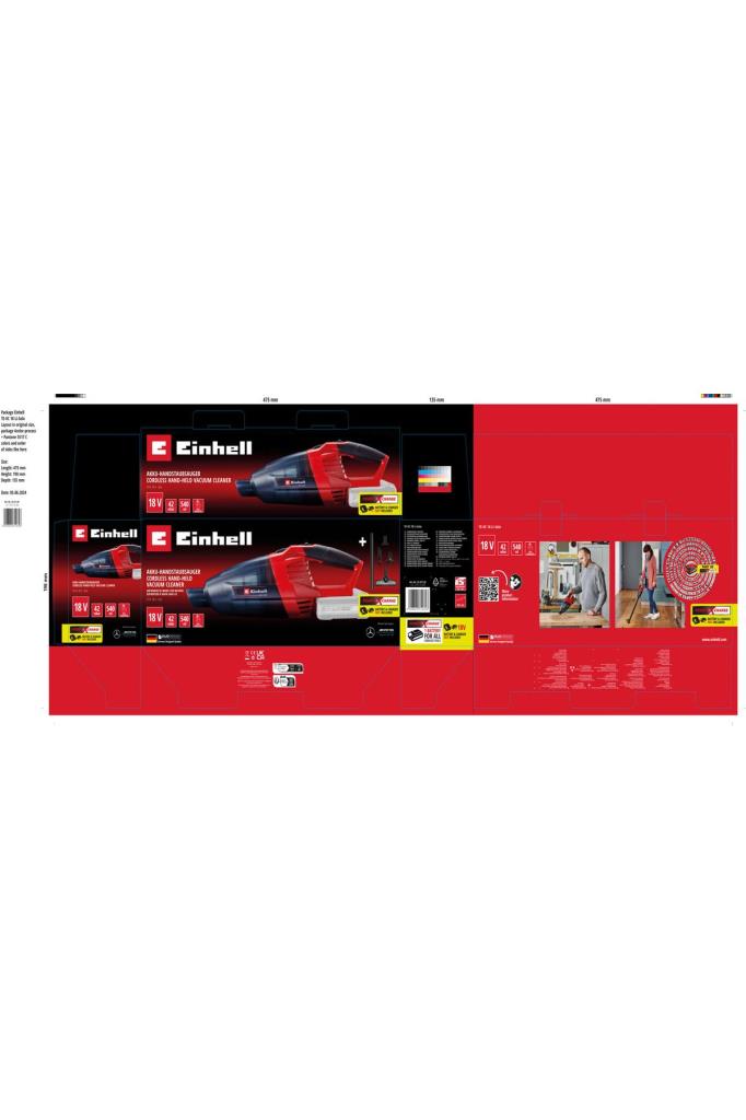 Einhell TE-VC 18 Li Aküsüz Şarjlı El Süpürgesi Outlet