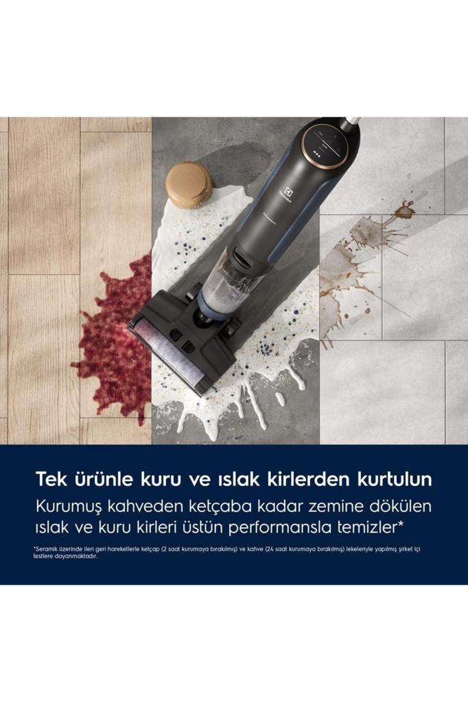 Electrolux Ultimate 800 EW81U3DB Islak Kuru Şarjlı Dikey Süpürge