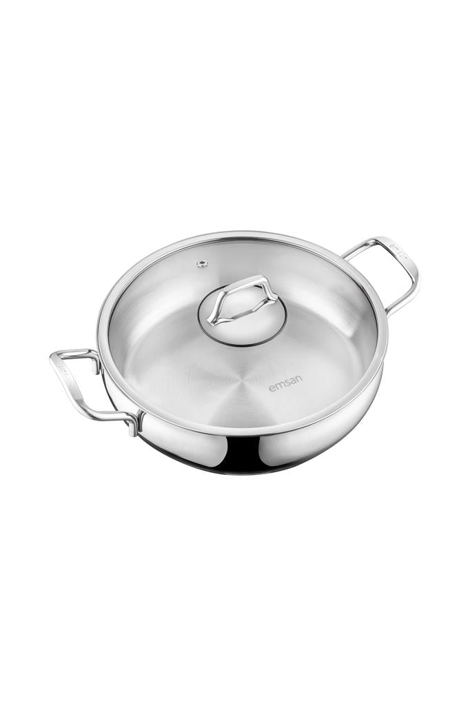 Emsan Cemre 8 Parça Çelik Tencere Seti Outlet