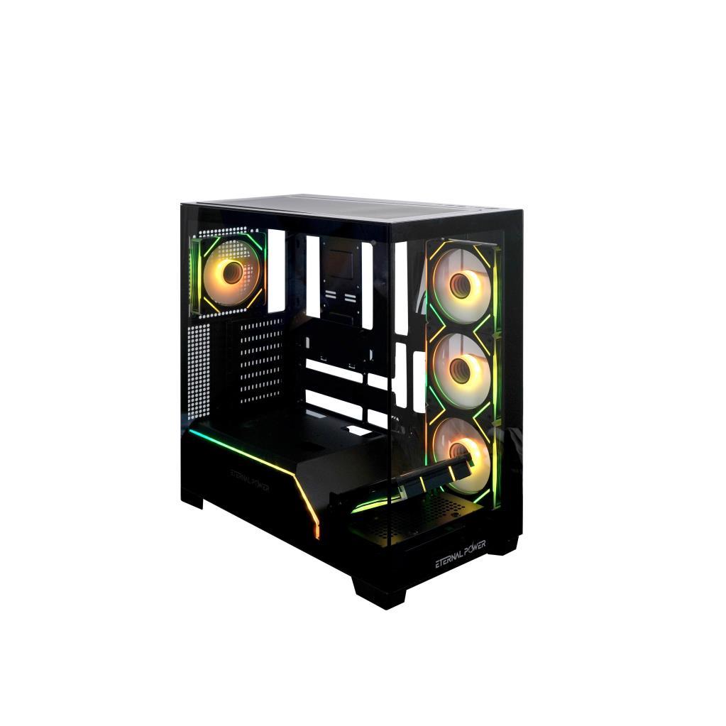 Eternal Power PHANTOM RUSH Ryzen 5 7500F RTX 4060 Ti 16GB DDR5 1TB M.2 B650M WIFI 650W 360mm Gaming PC
