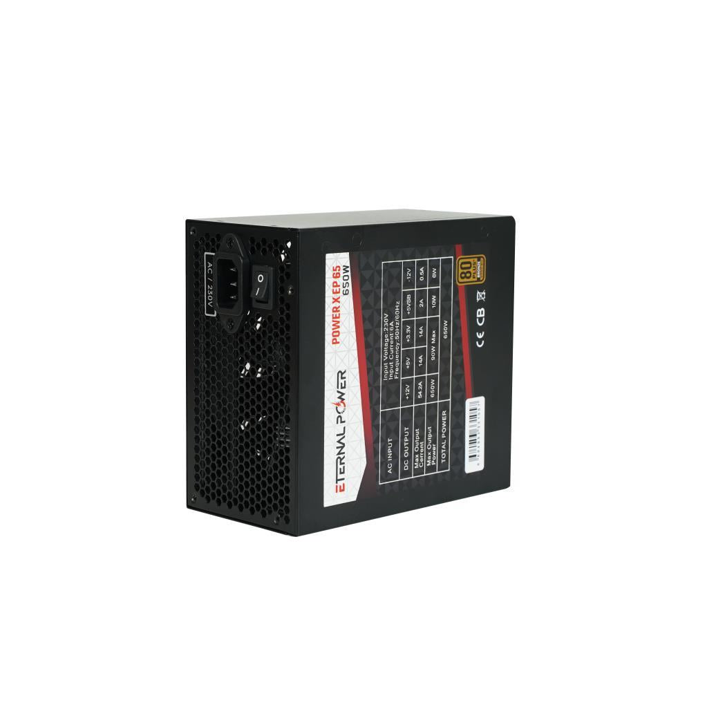 Eternal Pro X Aqua Siyah Oyuncu Kasası + 650W Güç Kaynağı (X EP65)