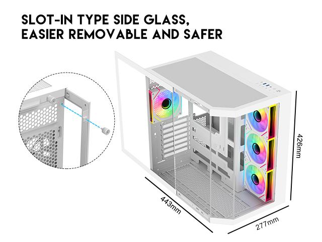 Eternal Pro X Aqua Beyaz Oyuncu Kasası