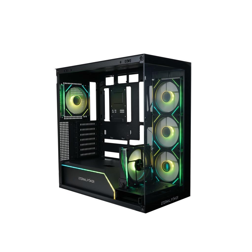 Eternal Pro X Tank Siyah Oyuncu Kasası + 650W Güç Kaynağı (X EP65)