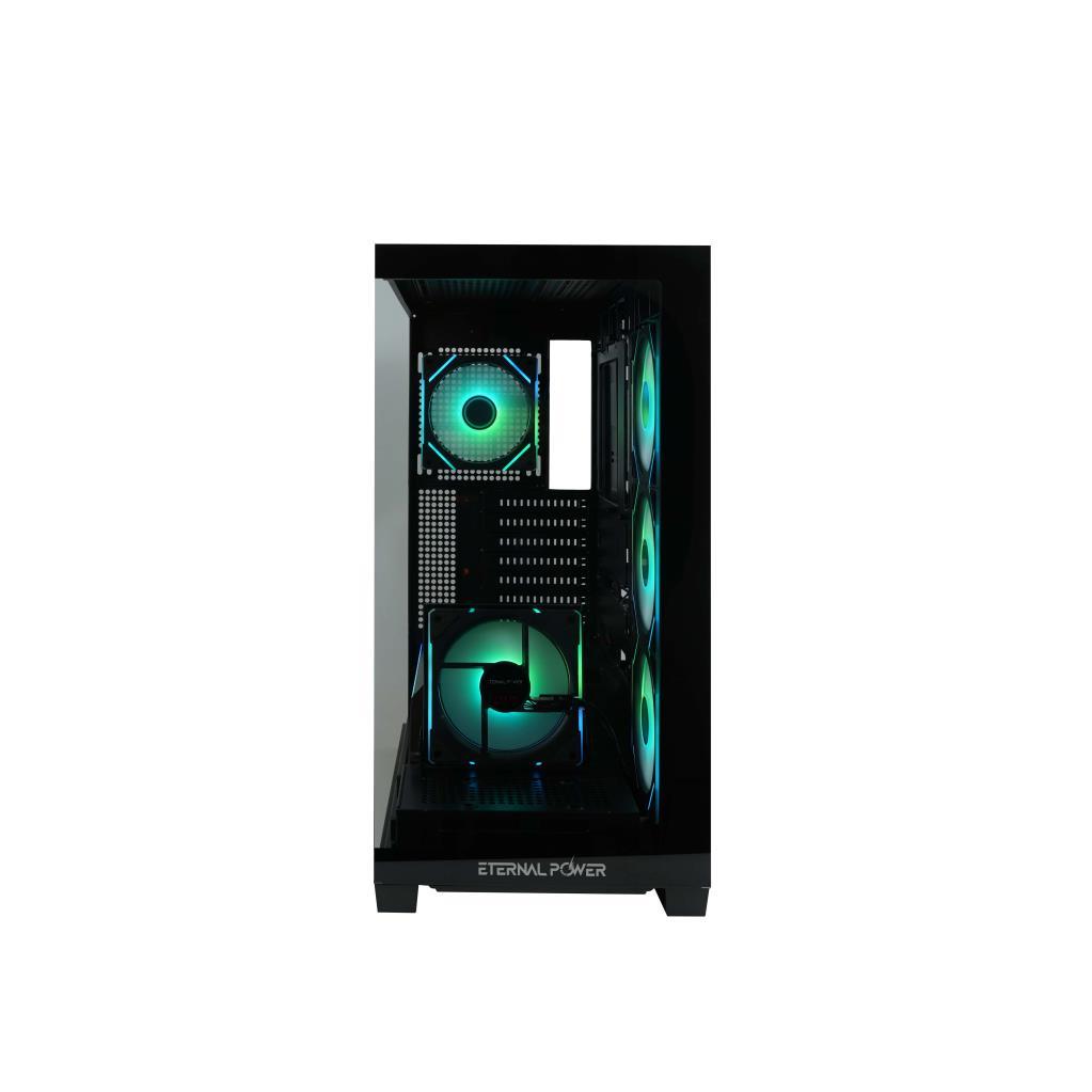 Eternal Pro X Tank Siyah Oyuncu Kasası + 750W Güç Kaynağı (X EP75)