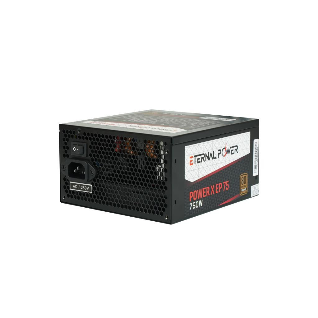 Eternal Pro X Tank Siyah Oyuncu Kasası + 750W Güç Kaynağı (X EP75)