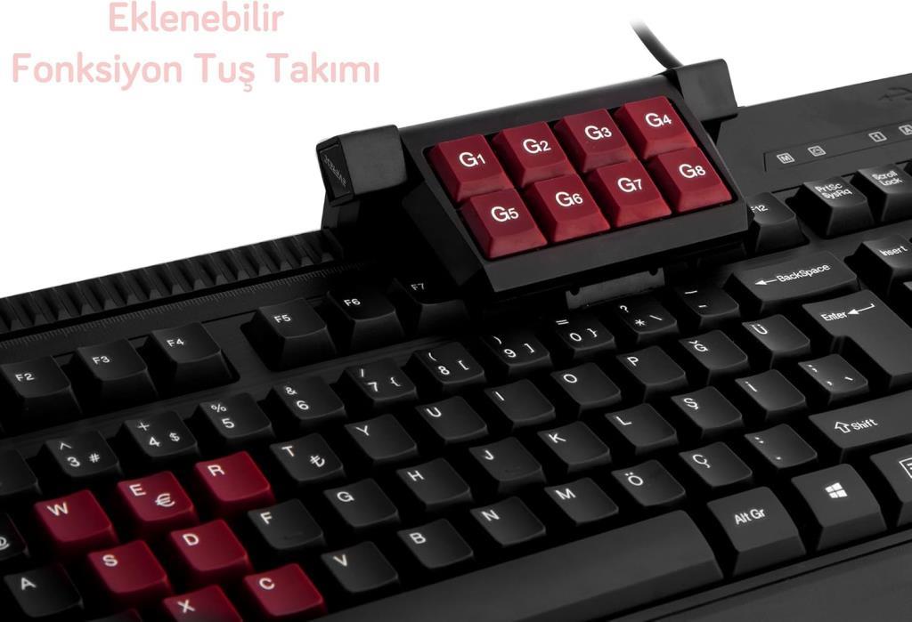 Everest DLK-5115 Siyah USB Makrolu Gaming Q Multimedia Klavye