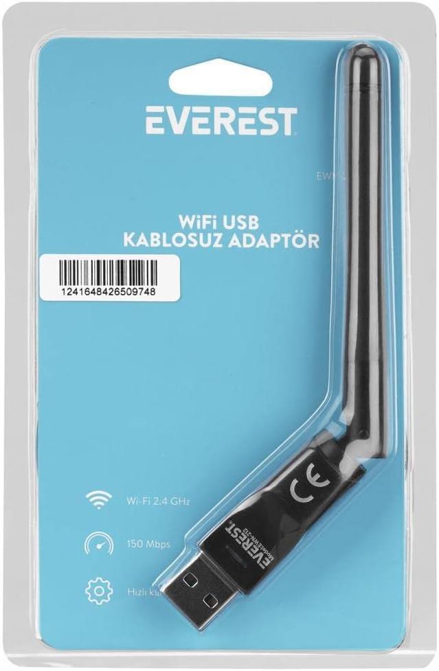 Everest EWN-212 150 Mbps Kablosuz Ağ Adaptörü - TEŞHİR