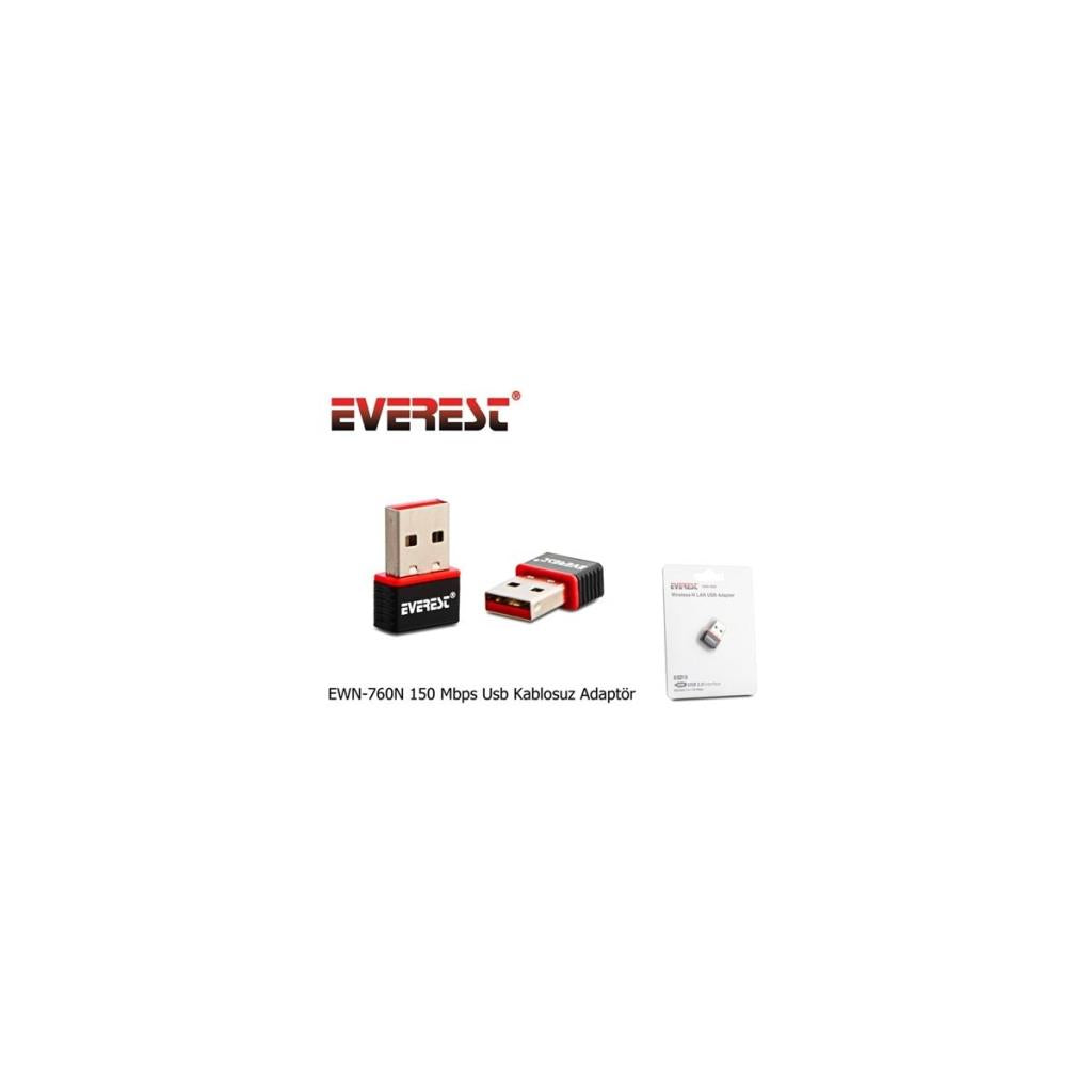 Everest Ewn-760n 150mbps Usb Kablosuz Adaptör