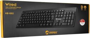 Everest KB-1002 Q Kablolu Klavye - KUTUSUZ ÜRÜN