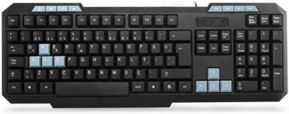 Everest KB-700 Siyah USB Q Multimedia Klavye Outlet