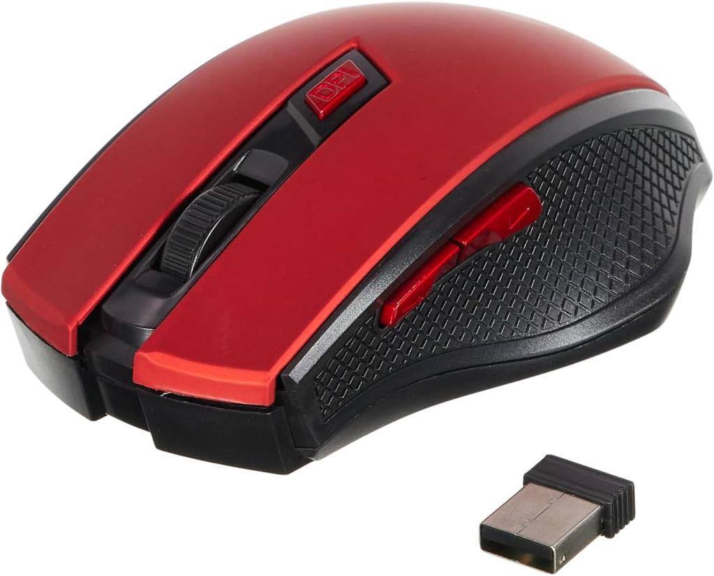 Everest SMW-777-K Kırmızı Optik Kablosuz Mouse - Outlet