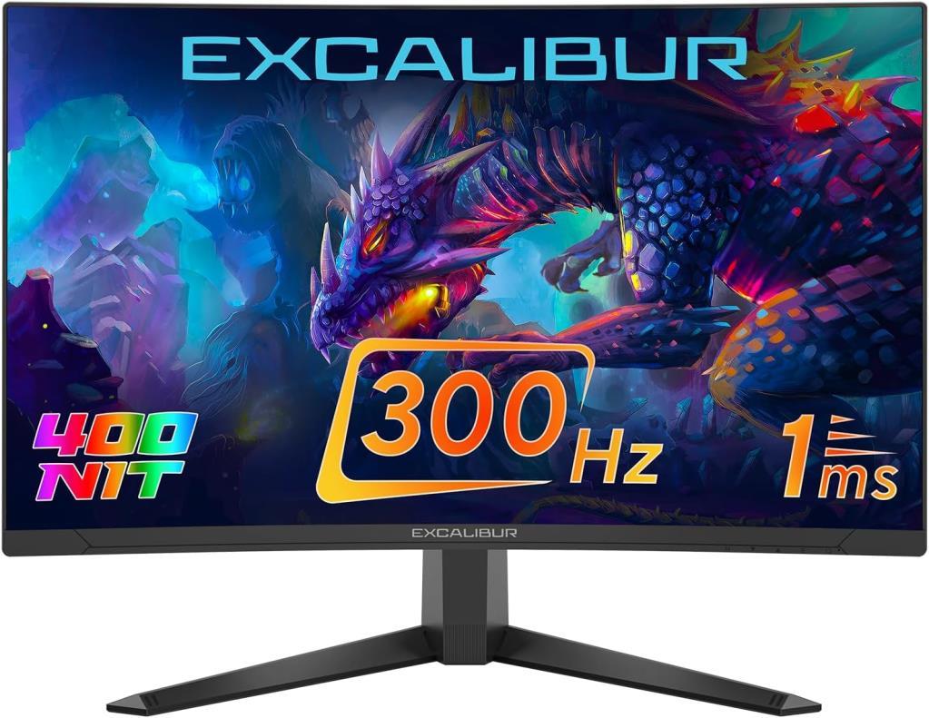 Casper Excalibur M.E27FVC-E 27" 1 ms Full HD Curved 300 Hz Oyuncu Monitörü - OUTLET