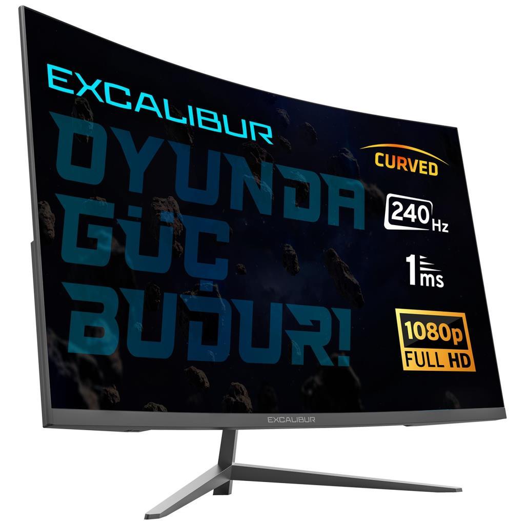 Casper Excalibur M.E315FHD-G 31.5" 1 ms Full HD G-Sync FreeSync Curved Oyuncu Monitörü 240hz Outlet