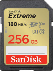 Extreme 256GB 180mb/s SDXC Hafıza Kartı