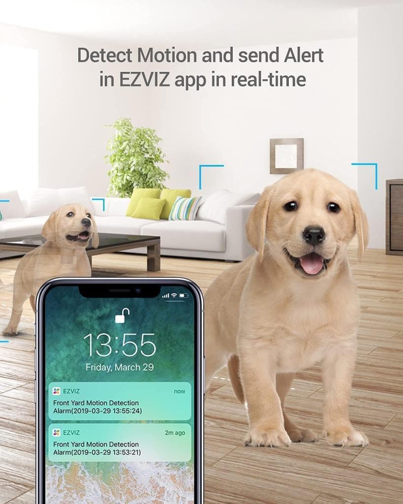 EZVIZ C6n 1080p Fhd 360 Derece Gece Görüşlü Sesli Ip Wifi Akıllı Ev Güvenlik Bebek Kamerası - Outlet