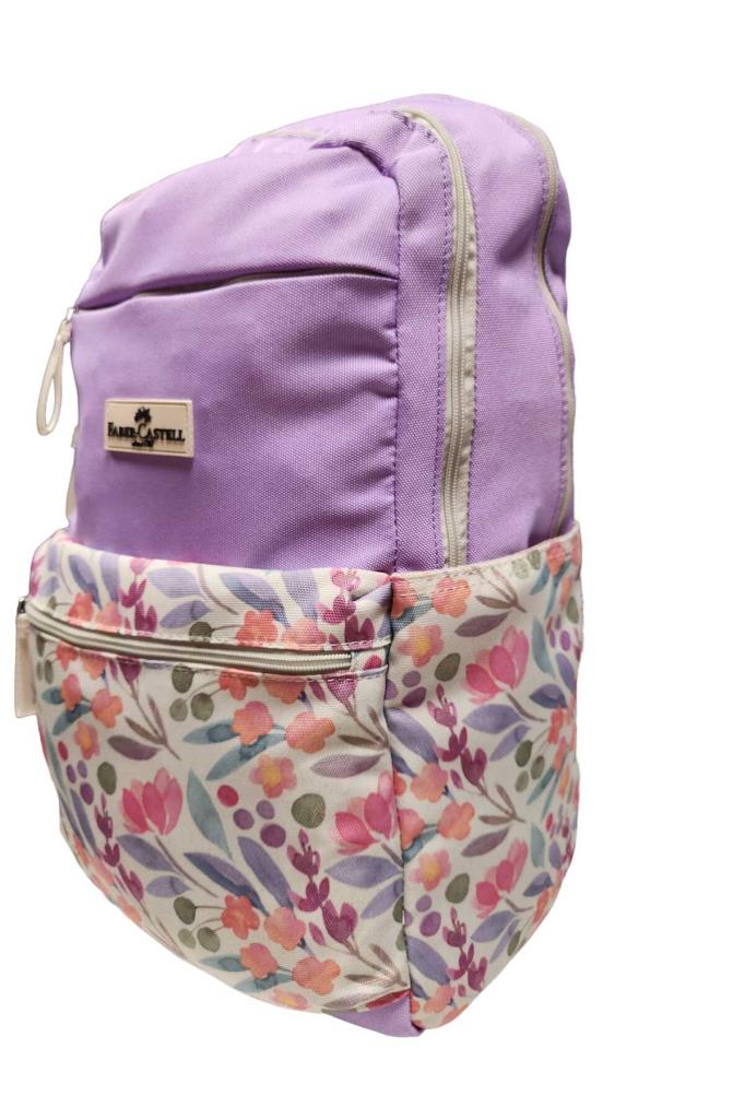 Faber Castell Faber-Castell Flower Sırt Çantası Mor