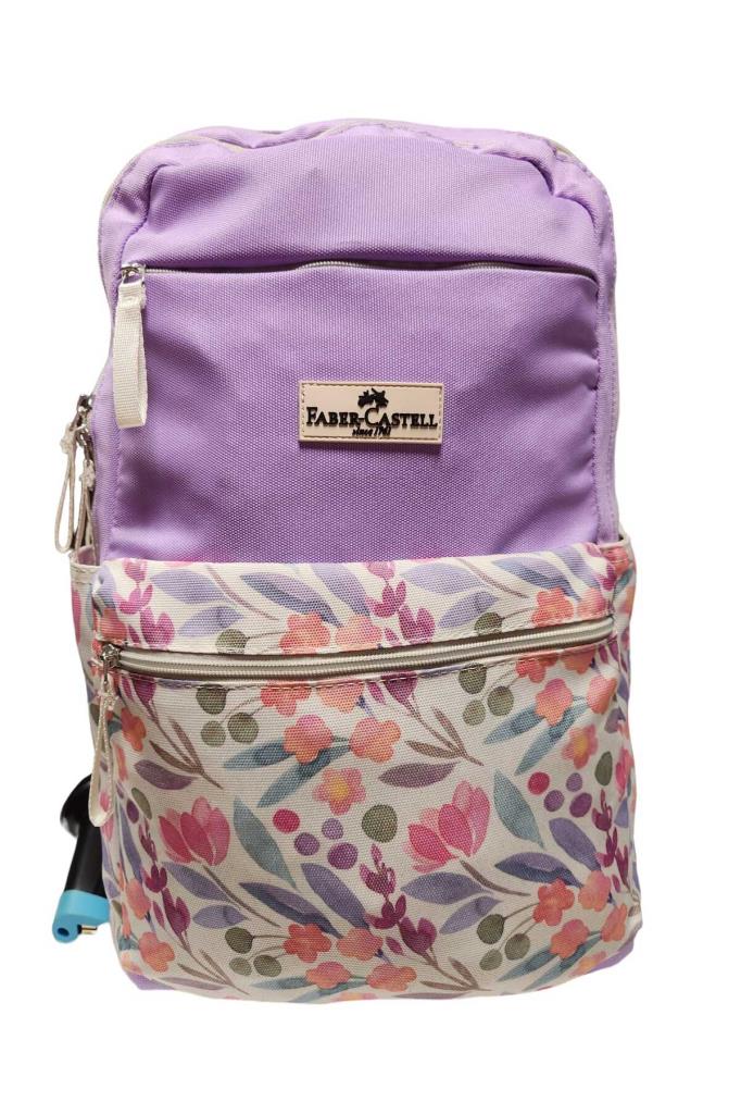 Faber Castell Faber-Castell Flower Sırt Çantası Mor