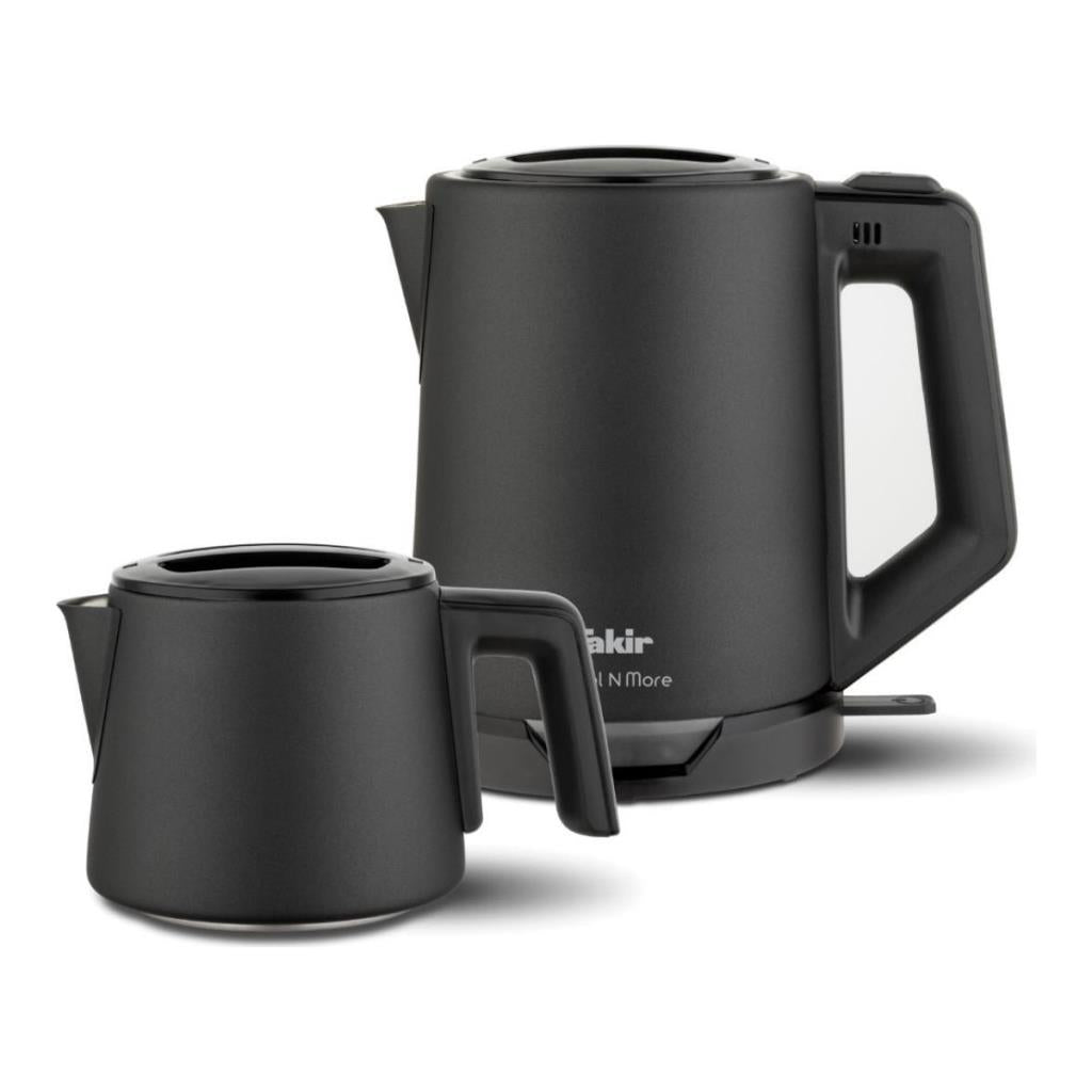 Fakir Steel N More Siyah 1650 W Çelik Çay Makinesi - TEŞHİR