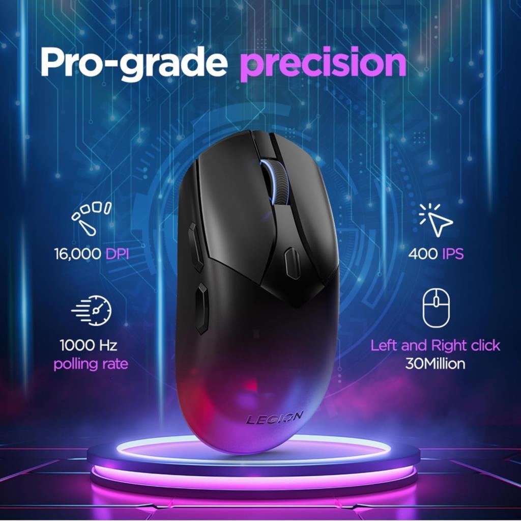 Lenovo Legion M410 GY51P83012 RGB Şarjlı Optik Kablolu/Kablosuz Oyuncu Mouse - Outlet