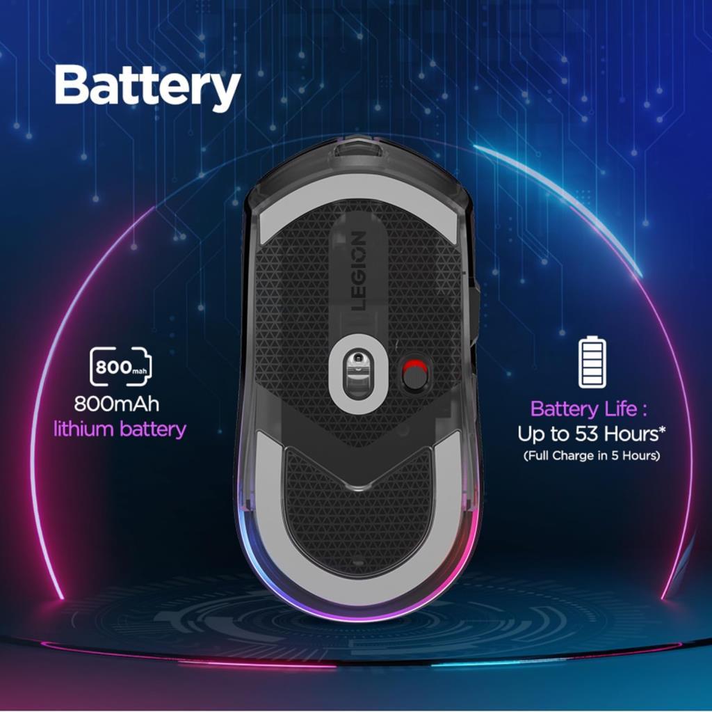 Lenovo Legion M410 GY51P83012 RGB Şarjlı Optik Kablolu/Kablosuz Oyuncu Mouse - Outlet