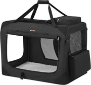 FEANDREA Köpek Kutusu, Köpek Çantası, Katlanabilir, 81 x 58 x 58 cm, Siyah Outlet