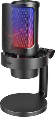 Fifine Ampligame A8 Siyah RGB USB Yayıncı Mikrofonu Teşhir