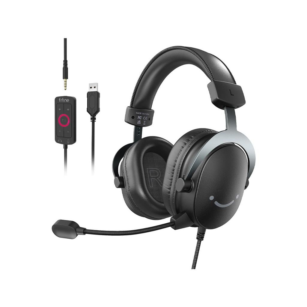 Fifine Ampligame H9 Kablolu Kulak Üstü Oyuncu Kulaklığı Teşhir