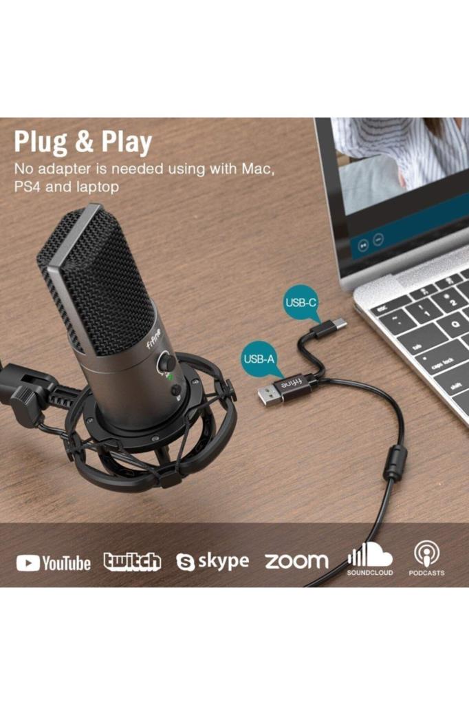Fifine T683 USB Condenser Mikrofon Outlet