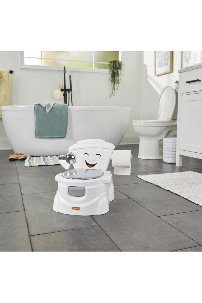 Fisher Price مقعد تدريب الأطفال على المرحاض التعليمي والترفيهي HJC40 المعروض