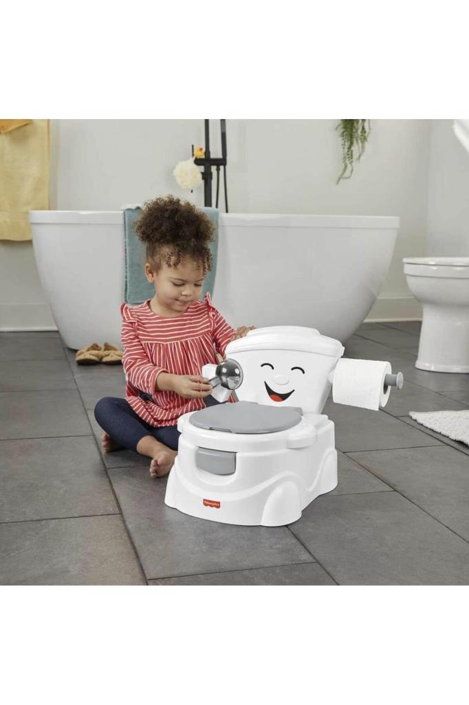 Fisher Price مقعد تدريب الأطفال على المرحاض التعليمي والترفيهي HJC40 المعروض