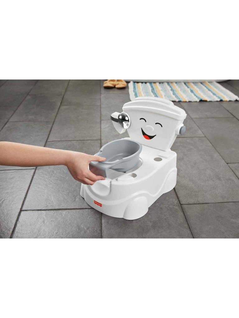 Fisher Price HJC40 Gri Eğitici Eğlenceli Tuvalet Outlet