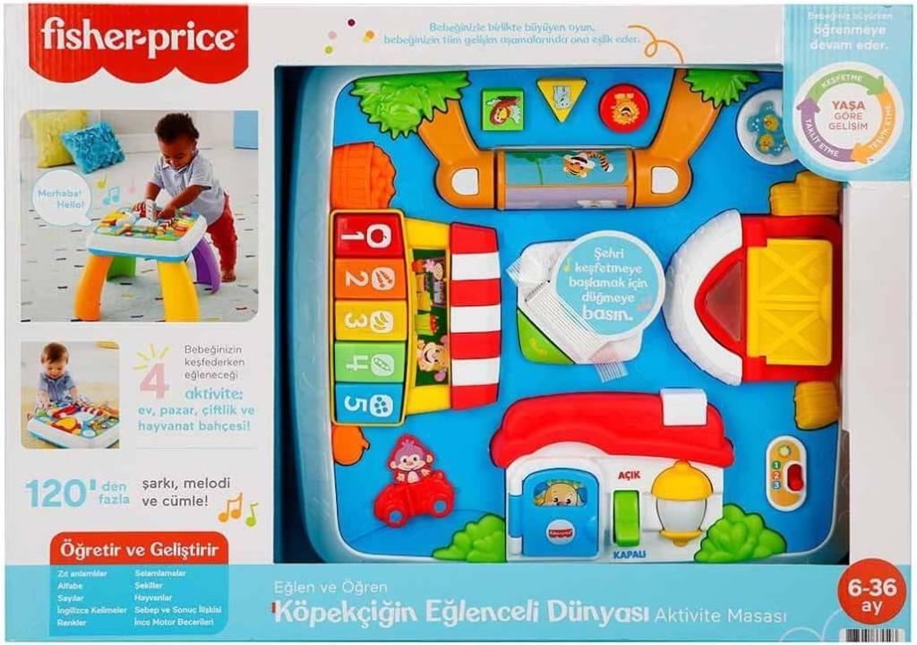 Fisher Price Eğitici Köpekçiğin Aktivite Masası DRH44 - OUTLET
