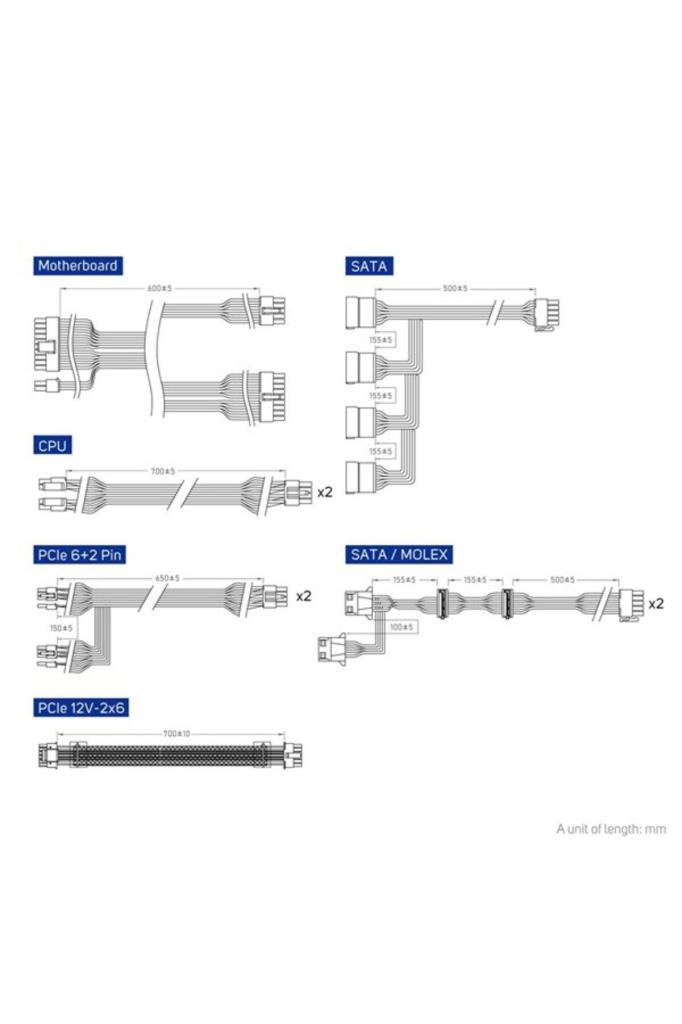 FSP Vita GM VITA-850GM Gen5.1 850 W Power Supply Teşhir