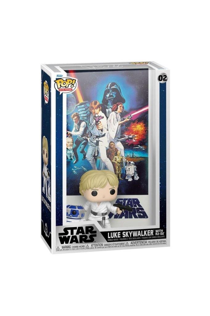 Funko Deluxe Pop Figür - Movie Poster: Star Wars: A New Hope - Luke With R2-D2 - Outlet