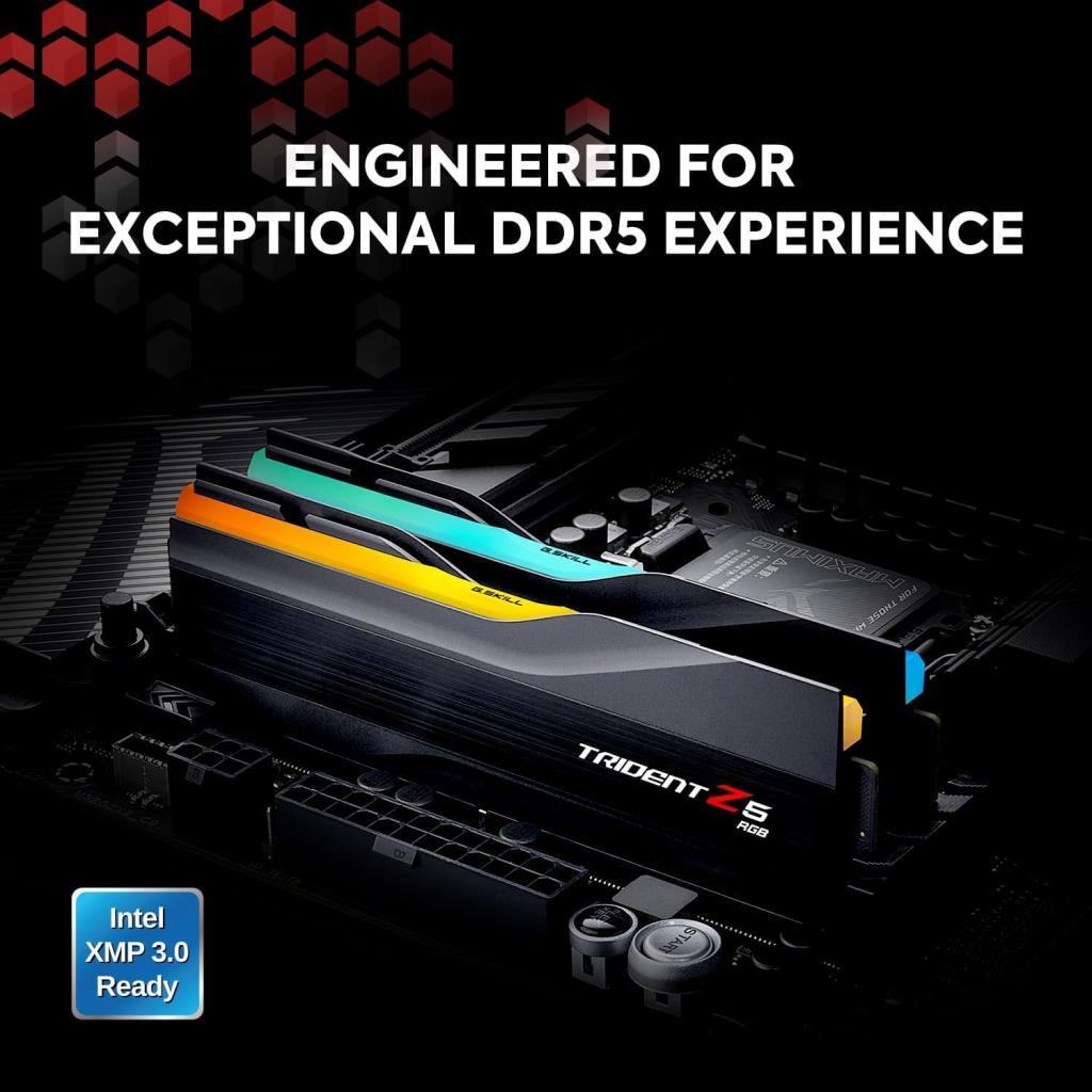 G.Skill 32GB(2x16) Trident Z5 RGB 6000mhz CL30 DDR5 Ram (F5-6000J3040F16GX2-TZ5RK) - OUTLET