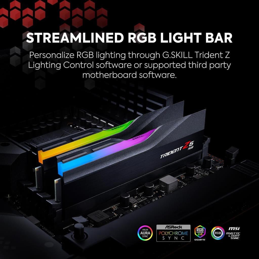 G.Skill Trident Z5 RGB 32 GB (2x16) 6000MHz CL30 F5-6000J3040F16GX2-TZ5RS DDR5 Ram - Outlet