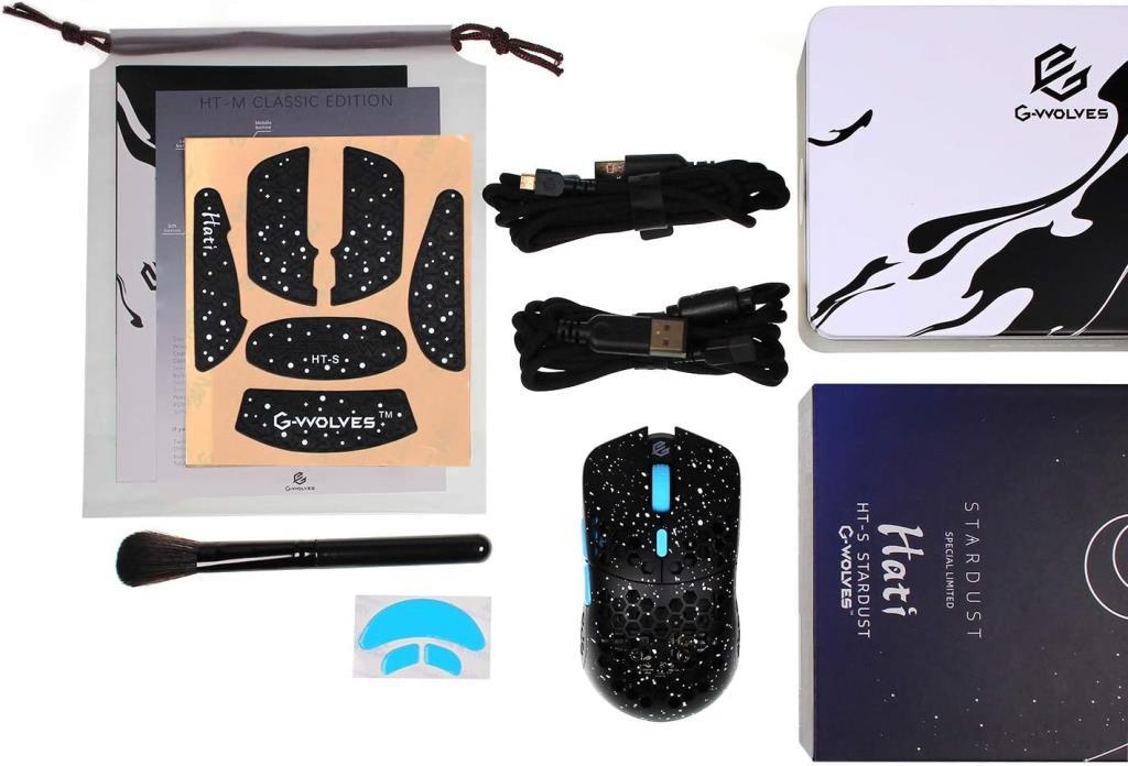 G-Wolves Hati S Hts Stardust Ultra Hafif Oyuncu Mouse Siyah - Mavi - Mavi - Siyah Teşhir