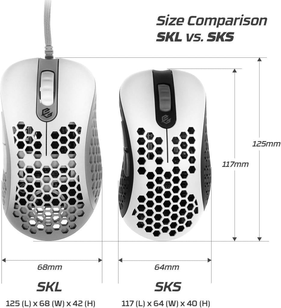 G-Wolves Htm Hati Ultra Hafif Oyuncu Mouse Beyaz - Teşhir