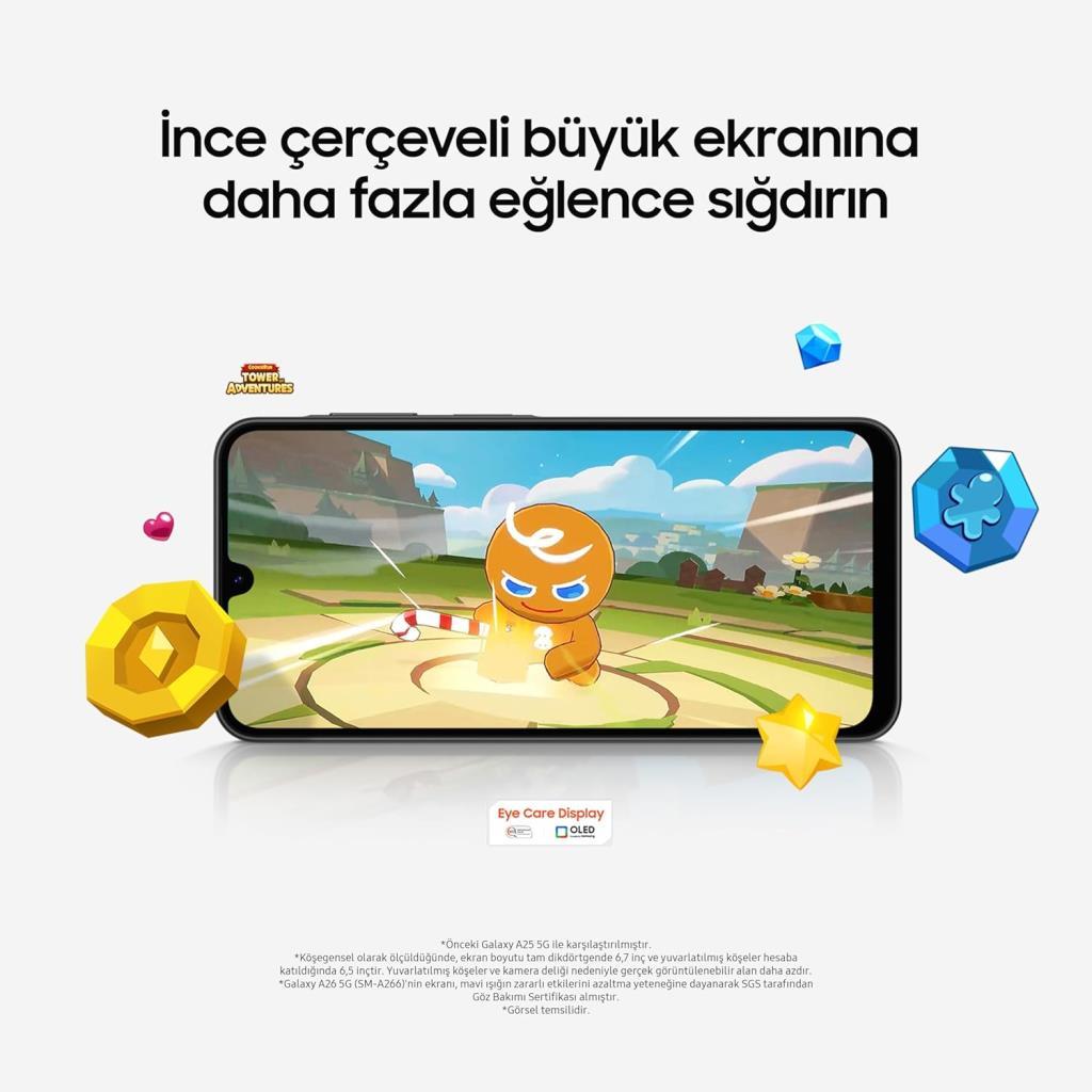 Samsung Galaxy A26 256 GB 8 GB Beyaz Outlet