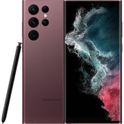 Yenilenmiş Samsung Galaxy S22 Ultra 128 GB Bordo Cep Telefonu (1 Yıl Garantili) - B Kalite